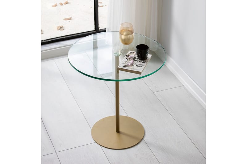 Chill-Out Sidobord 50x50 cm Guld - Hanah Home - Möbler - Vardagsrum - Soffbord & vardagsrumsbord - Sidobord & lampbord
