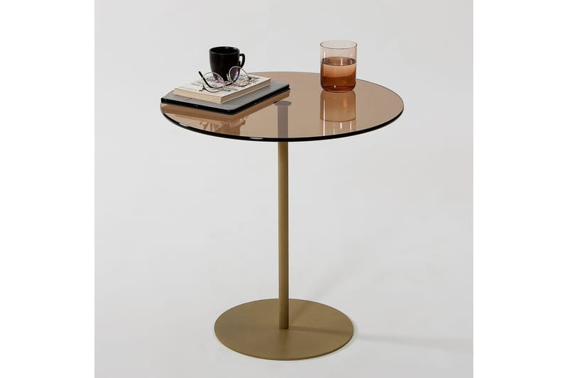 Chill-Out Sidobord 50x50 cm Guld/Brons - Hanah Home - Möbler - Vardagsrum - Soffbord & vardagsrumsbord - Sidobord & lampbord