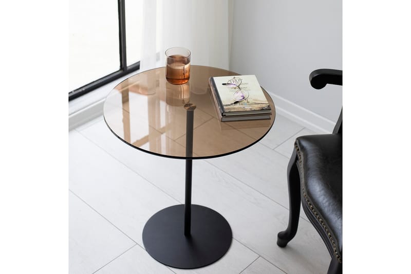 Chill-Out Sidobord 50x50 cm Svart/Brons - Hanah Home - Möbler - Vardagsrum - Soffbord & vardagsrumsbord - Sidobord & lampbord