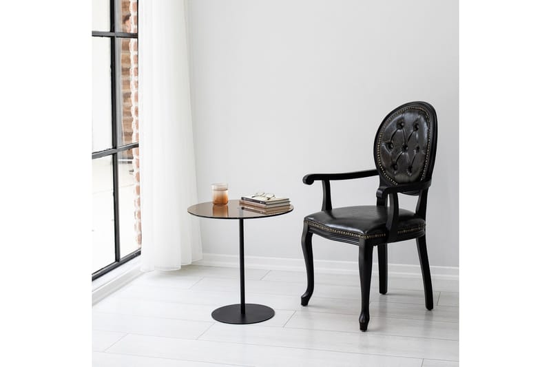 Chill-Out Sidobord 50x50 cm Svart/Brons - Hanah Home - Möbler - Vardagsrum - Soffbord & vardagsrumsbord - Sidobord & lampbord