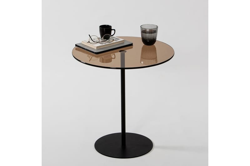 Chill-Out Sidobord 50x50 cm Svart/Brons - Hanah Home - Möbler - Vardagsrum - Soffbord & vardagsrumsbord - Sidobord & lampbord