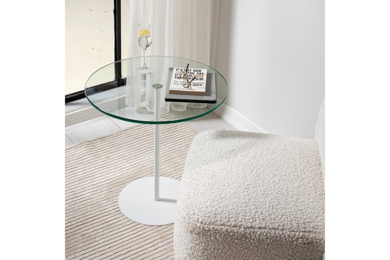 Chill-Out Sidobord 50x50 cm Vit - Hanah Home - Möbler - Vardagsrum - Soffbord & vardagsrumsbord - Sidobord & lampbord