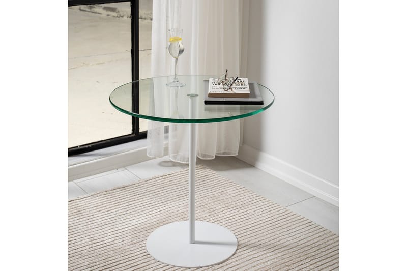Chill-Out Sidobord 50x50 cm Vit - Hanah Home - Möbler - Vardagsrum - Soffbord & vardagsrumsbord - Sidobord & lampbord