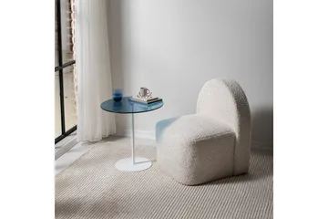 Chill-Out Sidobord 50x50 cm Vit/Blå - Hanah Home - Möbler - Vardagsrum - Soffbord & vardagsrumsbord - Sidobord & lampbord