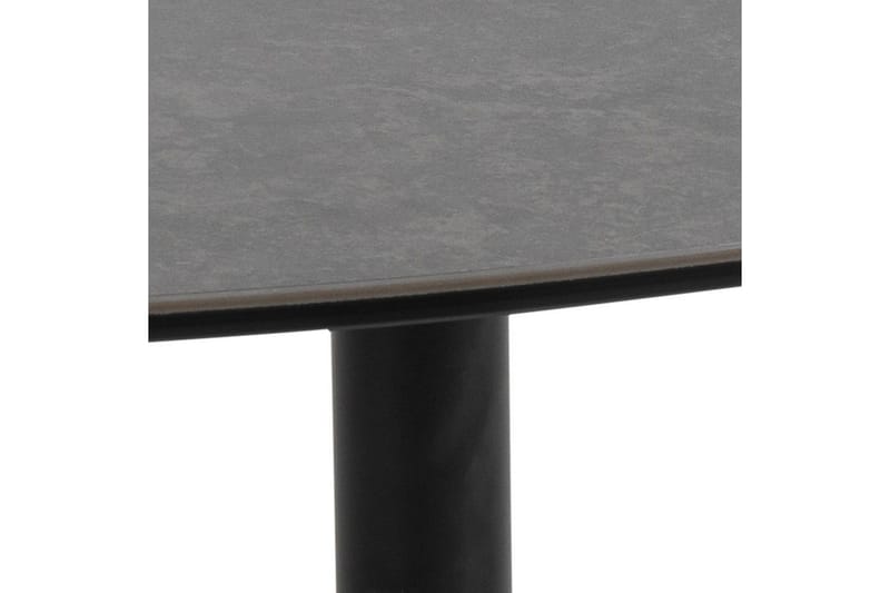 Cimino Ovalt Soffbord 100 cm i Keramik med Metallunderrede - Mörkgrå - Möbler - Vardagsrum - Soffbord & vardagsrumsbord - Soffbord