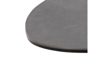 Cimino Ovalt Soffbord 100 cm i Keramik med Metallunderrede - Mörkgrå - Möbler - Vardagsrum - Soffbord & vardagsrumsbord - Soffbord