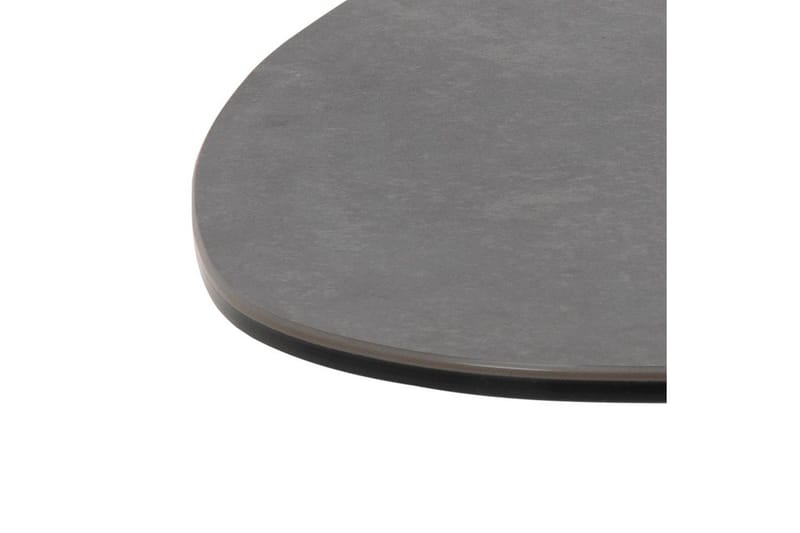 Cimino Ovalt Soffbord 100 cm i Keramik med Metallunderrede - Mörkgrå - Möbler - Vardagsrum - Soffbord & vardagsrumsbord - Soffbord