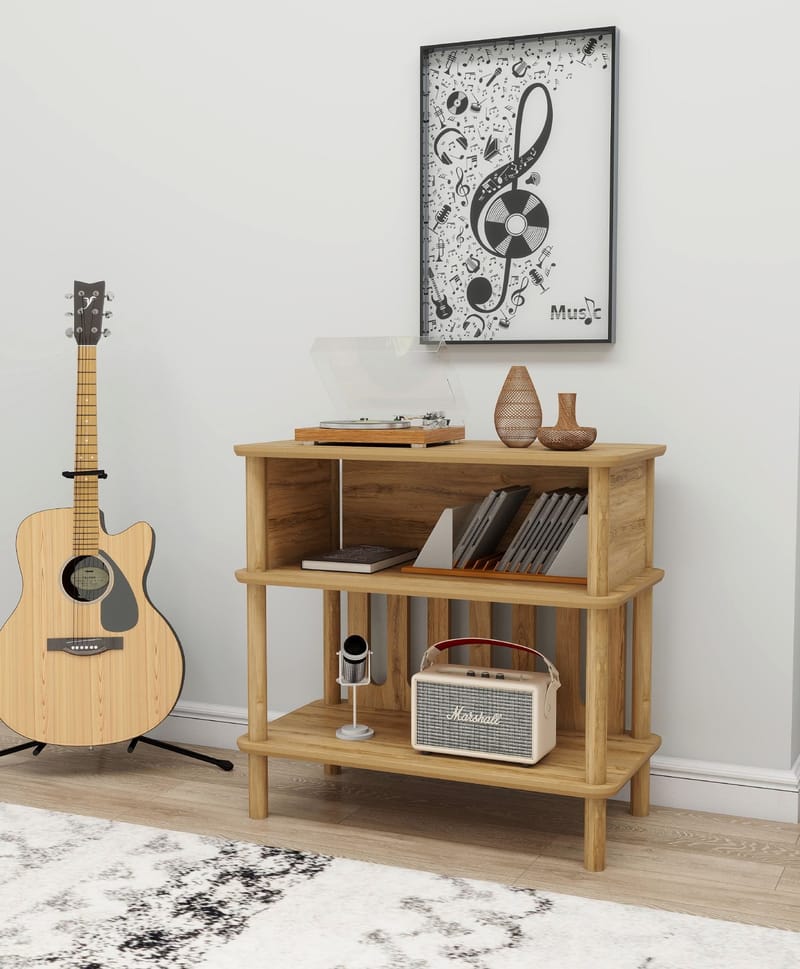 Clavor Sidobord 73 cm - Ek - Möbler - Vardagsrum - Soffbord & vardagsrumsbord - Brickbord