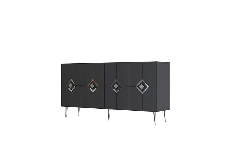 Cleryn Konsollbord 150 cm, Antracit/Silver