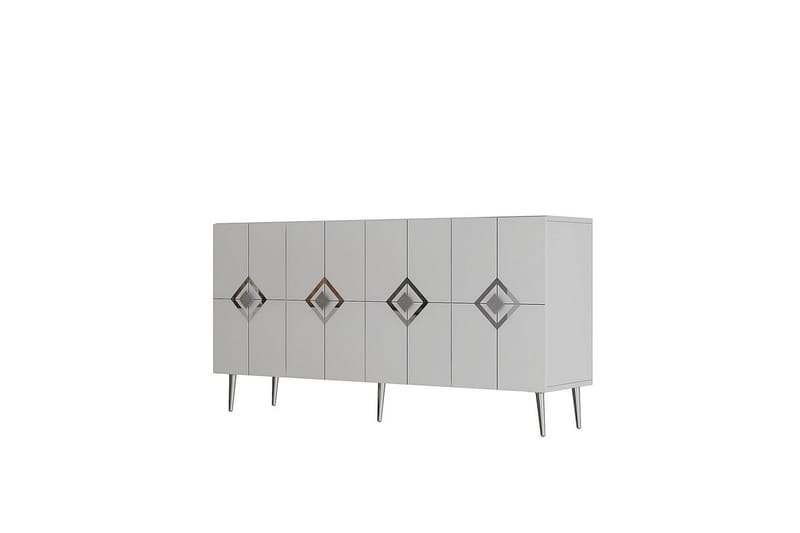 Cleryn Konsollbord 150 cm - Vit/Silver - Möbler - Vardagsrum - Soffbord & vardagsrumsbord - Avlastningsbord & konsolbord