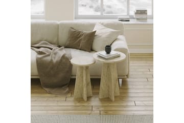 Corren Soffbord 40 cm - Travertine - Möbler - Vardagsrum - Soffbord & vardagsrumsbord - Satsbord