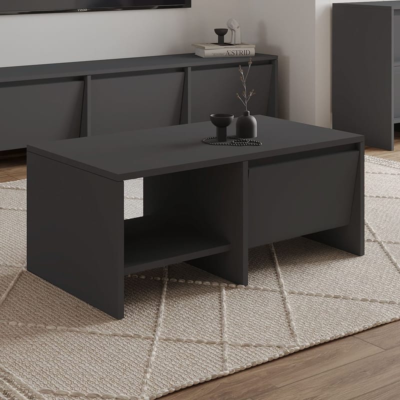 Crala Soffbord 90x35x45 cm - Antracit - Möbler - Vardagsrum - Soffbord & vardagsrumsbord - Soffbord