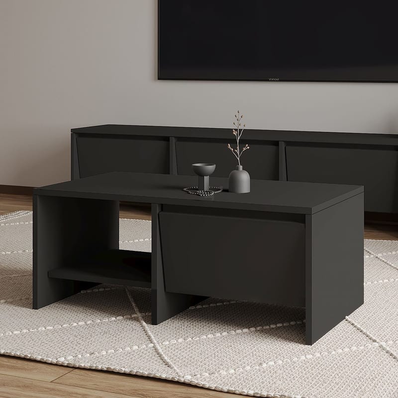 Crala Soffbord 90x35x45 cm - Antracit - Möbler - Vardagsrum - Soffbord & vardagsrumsbord - Soffbord
