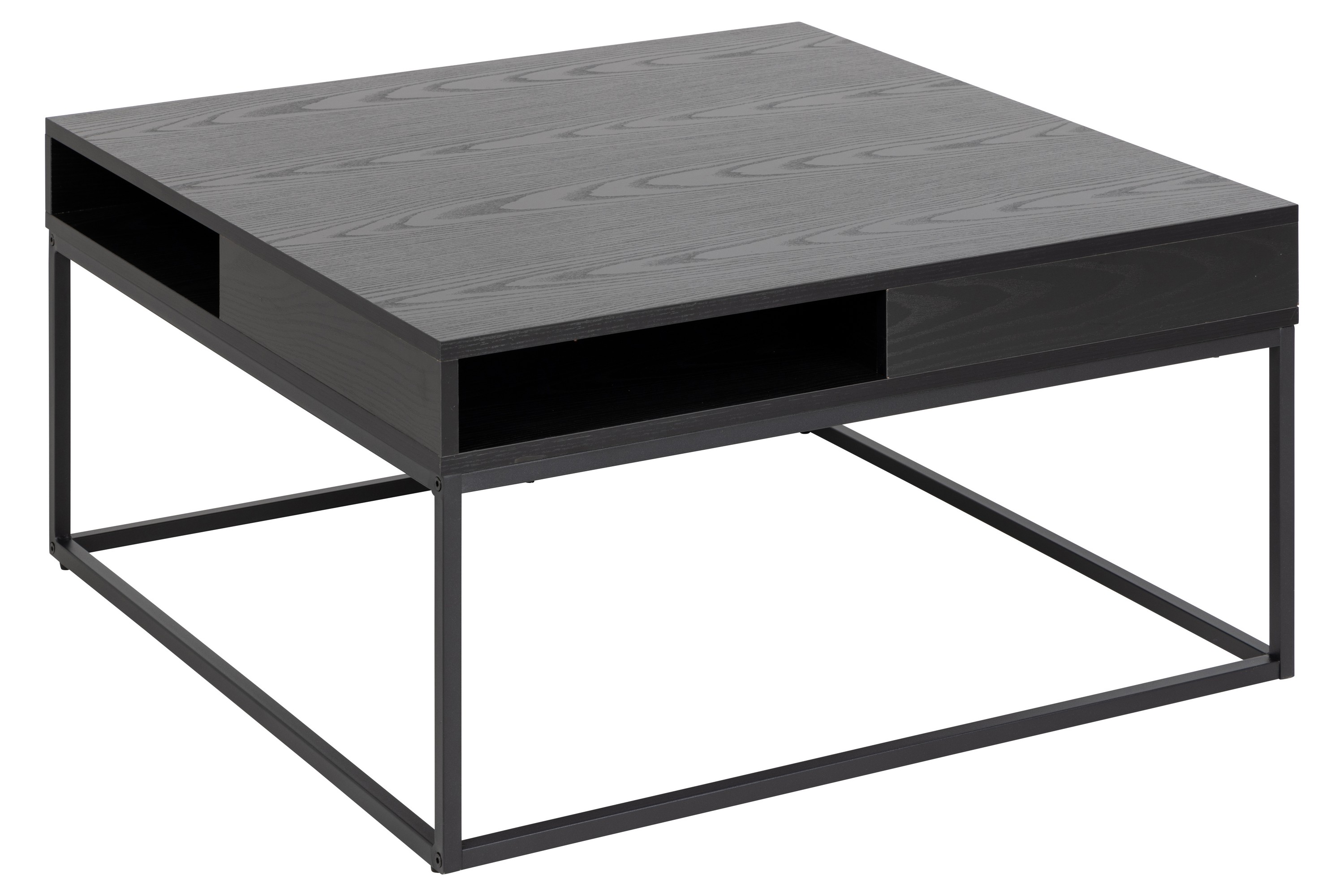 cunjardine soffbord 80x80 cm svart -