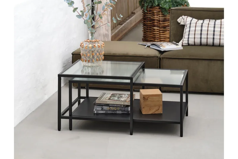 Cyan Soffbord 90 cm - Svart - Möbler - Vardagsrum - Soffbord & vardagsrumsbord - Satsbord