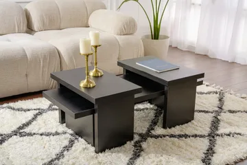 Dabi Soffbord 110x45 cm - Svart - Möbler - Vardagsrum - Soffbord & vardagsrumsbord - Satsbord