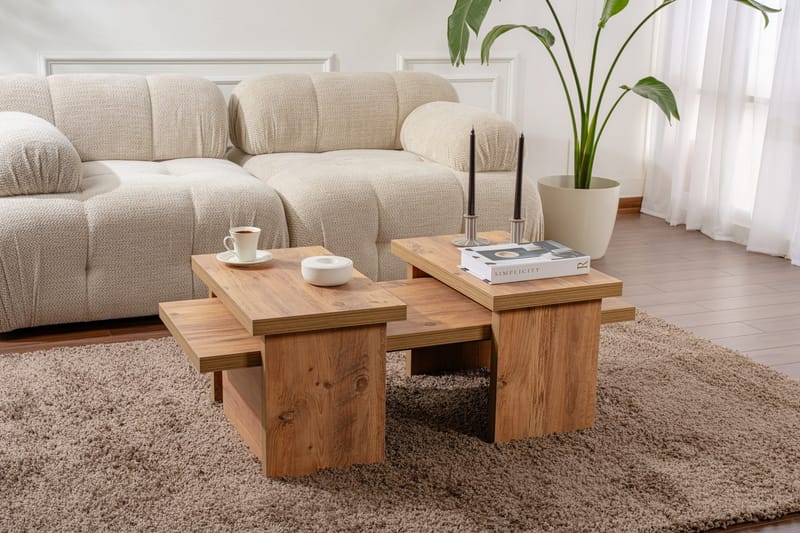 Dabi Soffbord 110x45 cm - Trä - Möbler - Vardagsrum - Soffbord & vardagsrumsbord - Satsbord