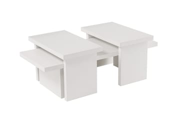 Dabi Soffbord 110x45 cm - Vit - Möbler - Vardagsrum - Soffbord & vardagsrumsbord - Satsbord