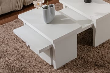Dabi Soffbord 110x45 cm - Vit - Möbler - Vardagsrum - Soffbord & vardagsrumsbord - Satsbord