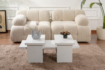 Dabi Soffbord 110x45 cm - Vit - Möbler - Vardagsrum - Soffbord & vardagsrumsbord - Satsbord