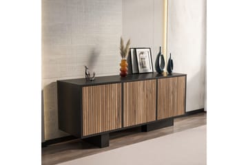 Dargaville Konsollbord 150 cm - Svart/Valnöt - Förvaring - Förvaringsmöbler - Skänkar & sideboards