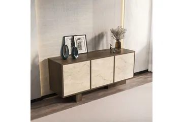 Dargaville Konsollbord 150 cm - Valnöt/Travertine - Förvaring - Förvaringsmöbler - Skänkar & sideboards