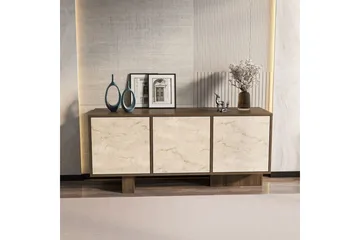 Dargaville Konsollbord 150 cm - Valnöt/Travertine - Förvaring - Förvaringsmöbler - Skänkar & sideboards