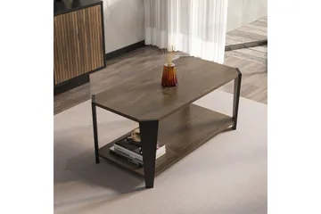 Dargaville Soffbord 91 cm - Valnöt/Svart - Möbler - Vardagsrum - Soffbord & vardagsrumsbord - Soffbord