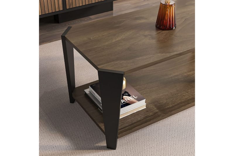 Dargaville Soffbord 91 cm - Valnöt/Svart - Möbler - Vardagsrum - Soffbord & vardagsrumsbord - Soffbord