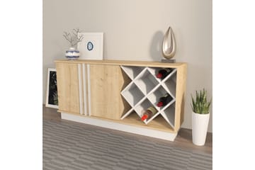 Dasina Konsollbord 148 cm - Ek/Vit - Förvaring - Förvaringsmöbler - Skänkar & sideboards