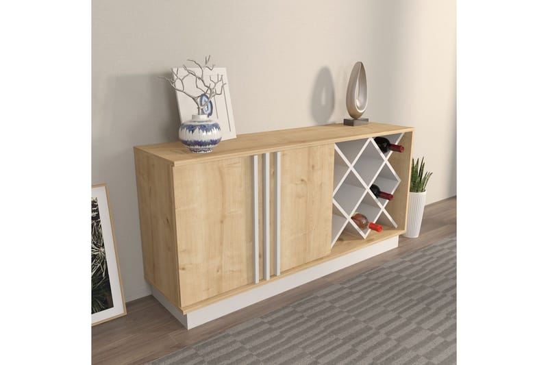 Dasina Konsollbord 148 cm - Ek/Vit - Förvaring - Förvaringsmöbler - Skänkar & sideboards