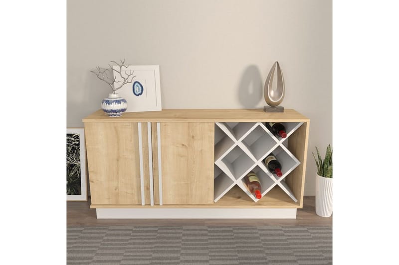 Dasina Konsollbord 148 cm - Ek/Vit - Förvaring - Förvaringsmöbler - Skänkar & sideboards