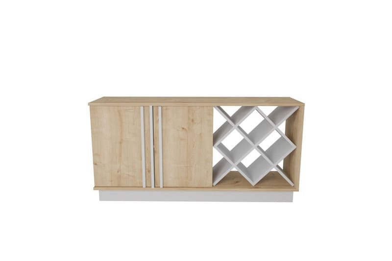 Dasina Konsollbord 148 cm - Ek/Vit - Möbler - Vardagsrum - Soffbord & vardagsrumsbord - Avlastningsbord & konsolbord