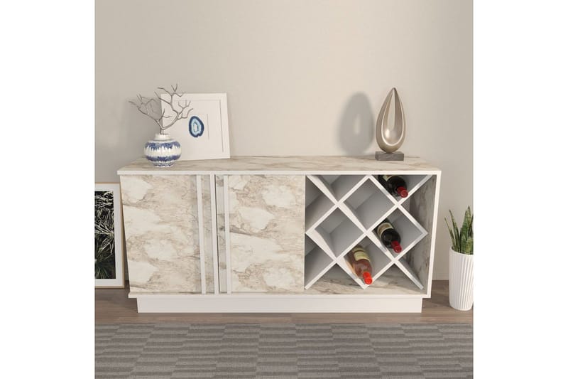Dasina Konsollbord 148 cm - Vit - Förvaring - Förvaringsmöbler - Skänkar & sideboards