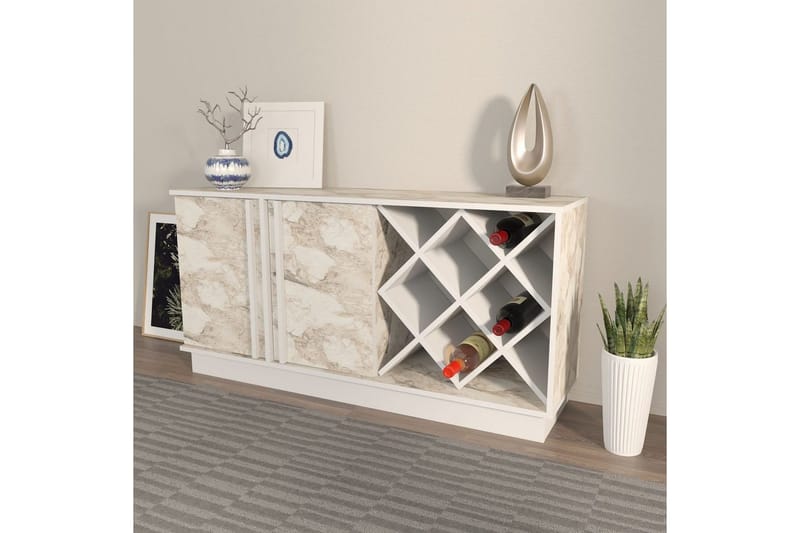 Dasina Konsollbord 148 cm - Vit - Förvaring - Förvaringsmöbler - Skänkar & sideboards
