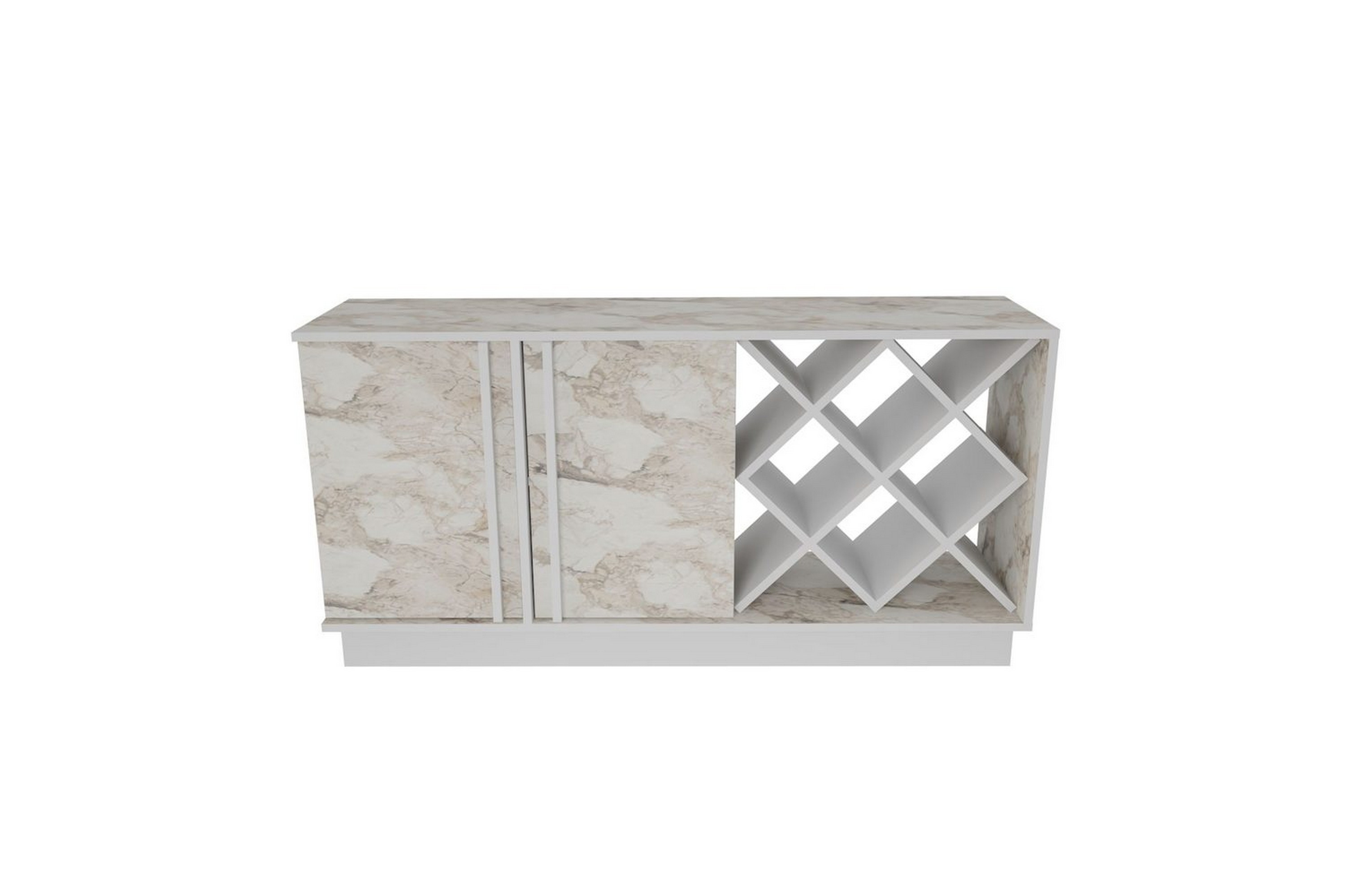 dasina konsollbord 148 cm - vit