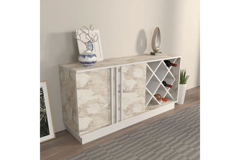 Dasina Konsollbord 148 cm - Vit - Förvaring - Förvaringsmöbler - Skänkar & sideboards