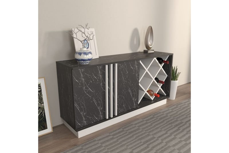 Dasina Konsollbord 148 cm - Vit/Svart - Möbler - Vardagsrum - Soffbord & vardagsrumsbord - Avlastningsbord & konsolbord