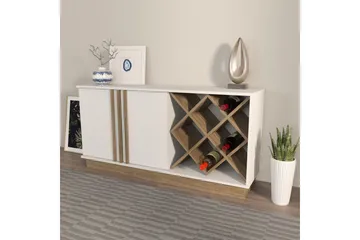 Dasina Konsollbord 148 cm - Vit/Valnöt - Förvaring - Förvaringsmöbler - Skänkar & sideboards