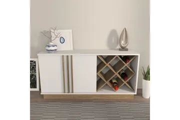 Dasina Konsollbord 148 cm - Vit/Valnöt - Förvaring - Förvaringsmöbler - Skänkar & sideboards