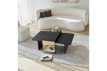 Dasina Satsbord 105 cm - Svart - Möbler - Vardagsrum - Soffbord & vardagsrumsbord - Satsbord