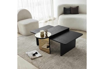 Dasina Satsbord 105 cm - Svart - Möbler - Vardagsrum - Soffbord & vardagsrumsbord - Satsbord