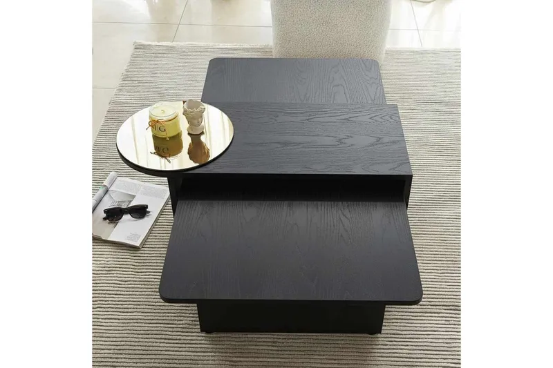 Dasina Satsbord 105 cm - Svart - Möbler - Vardagsrum - Soffbord & vardagsrumsbord - Satsbord