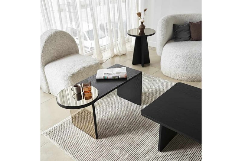 Dasina Satsbord 82 cm - Svart - Möbler - Vardagsrum - Soffbord & vardagsrumsbord - Satsbord