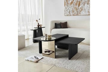 Dasina Satsbord 82 cm - Svart - Möbler - Vardagsrum - Soffbord & vardagsrumsbord - Satsbord