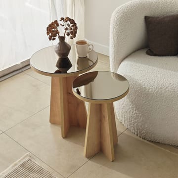 Dasina Sidobord 2 delar 50 cm - Bronzie/Safir Ek - Möbler - Vardagsrum - Soffbord & vardagsrumsbord - Satsbord