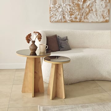Dasina Sidobord 2 delar 50 cm - Bronzie/Safir Ek - Möbler - Vardagsrum - Soffbord & vardagsrumsbord - Satsbord