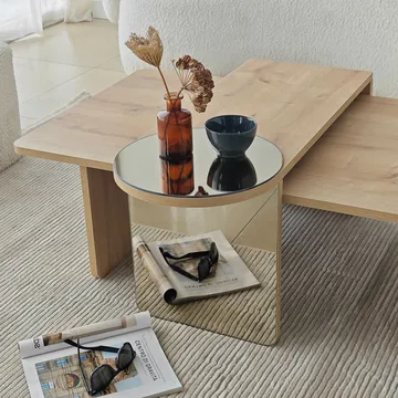 Dasina Soffbord 105 cm - Bronzie/Safir Ek - Möbler - Vardagsrum - Soffbord & vardagsrumsbord - Soffbord