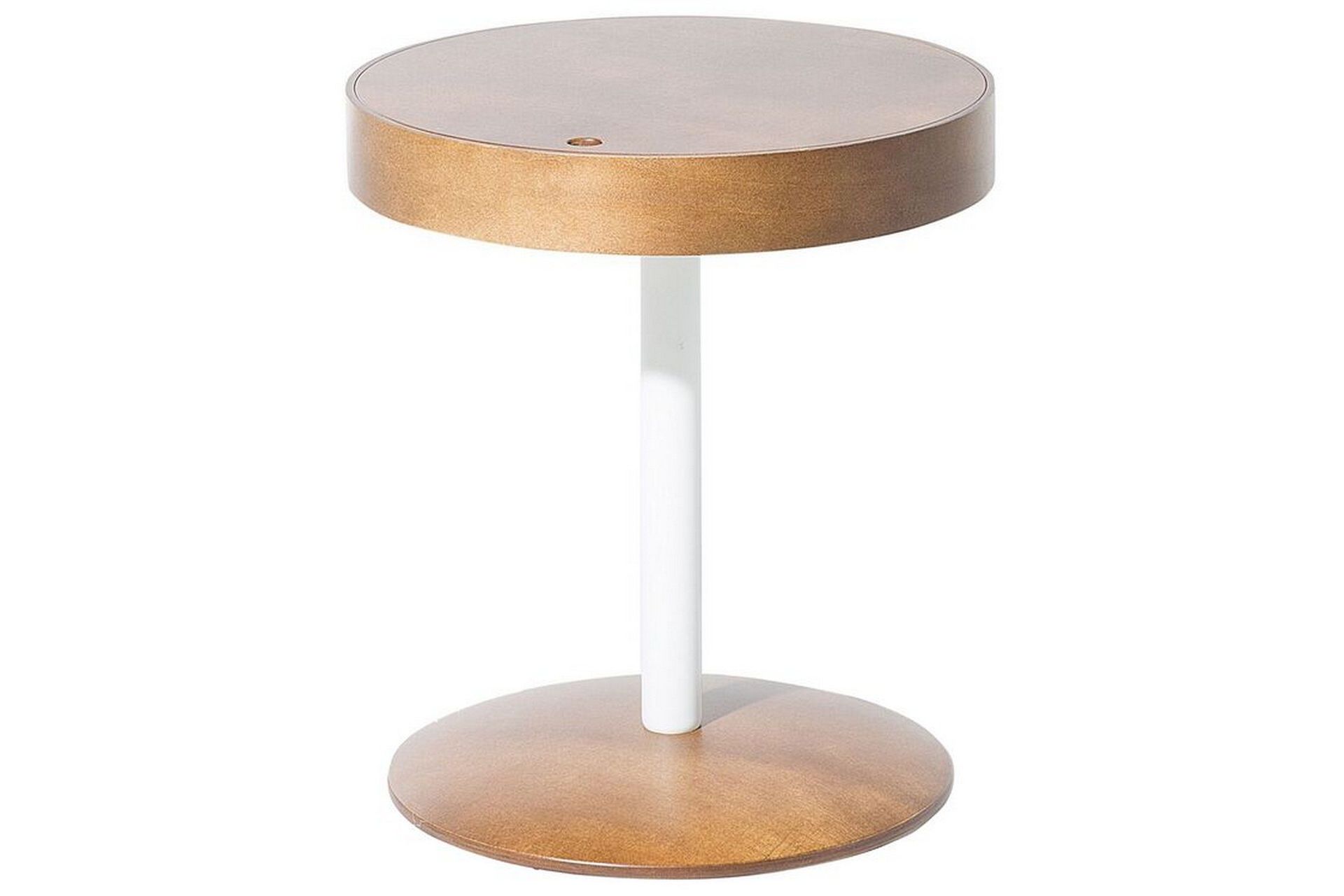 Debanhi Soffbord 40x45 cm - M&ouml;rkt tr&auml;/Vit