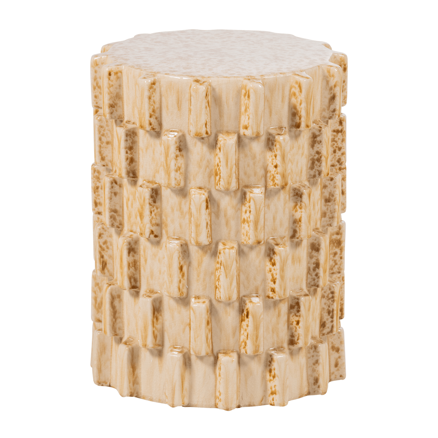 dekorativt sidobord axu 35 cm utomhus - sand